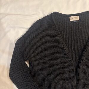Universal Thread Dark Grey Black Sweater Cardigan